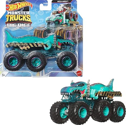 Hot Wheels Monster Trucks BIG RIGS - Assorted 1:64 Scale Die-Cast Toy Truck With 6 Wheels
