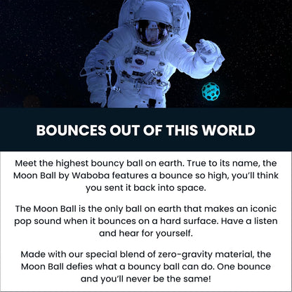 Waboba Moon Ball Hyper Bouncy Ball - Martian (Assorted Colors)