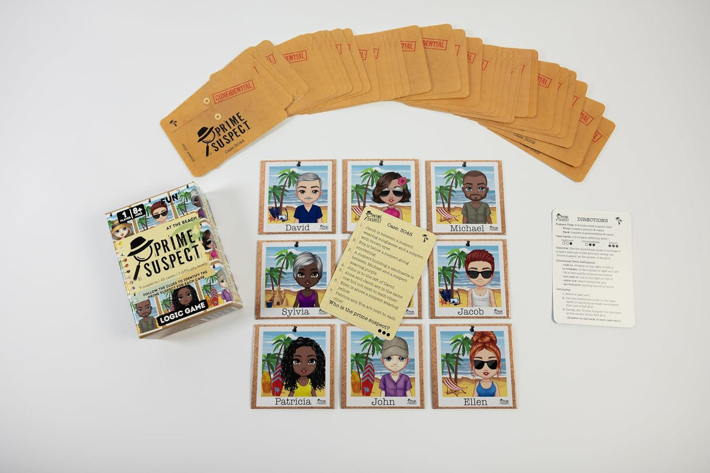 Prime Suspect Logic Game - AT THE BEACH