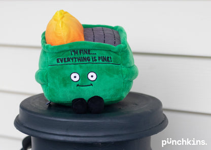 Punchkins “I’m Fine… Everything’s Fine” Dumpster Fire Plush