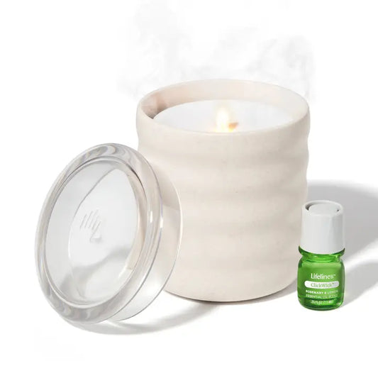 Flameless Candle Diffuser - Bubble (Cream)