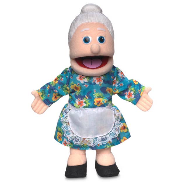 Silly Puppets Granny, Peach Skin (14")