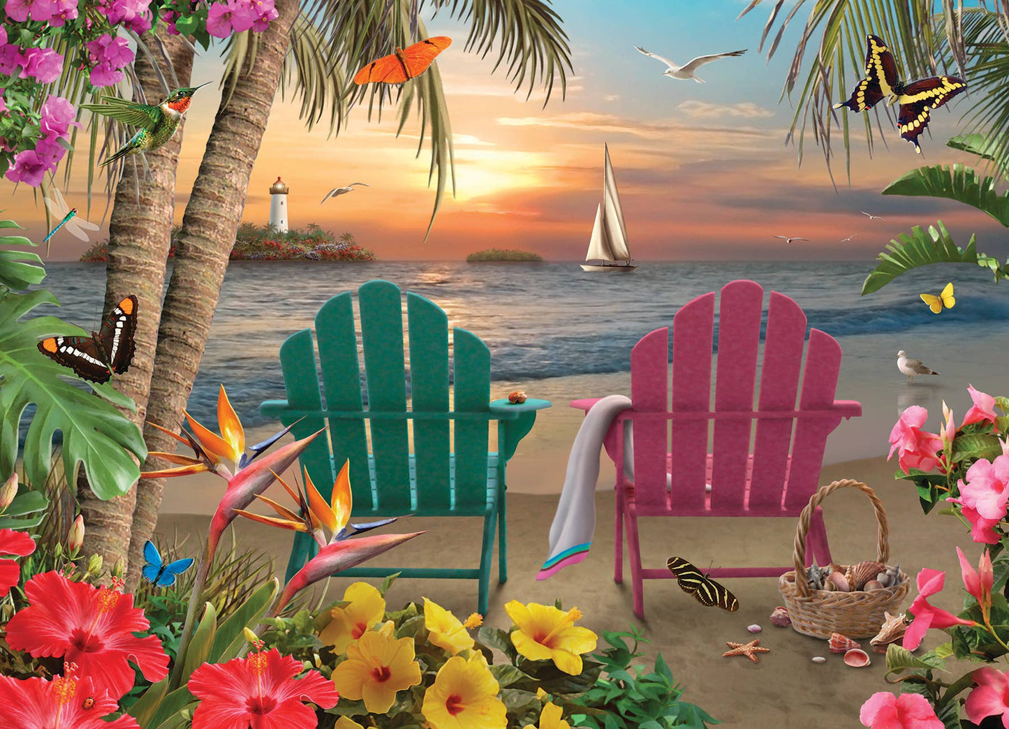 Island Paradise - 500 Piece Puzzle