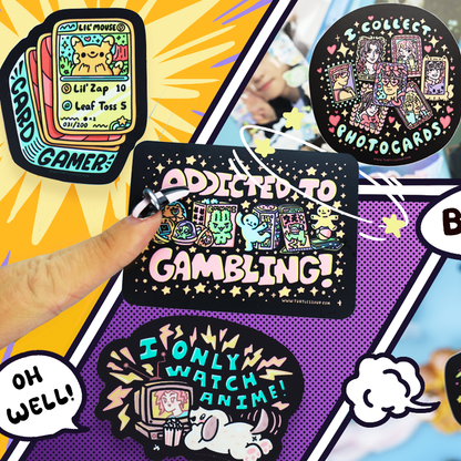 Card Collector, TCG, Collectible, Hobby, Vinyl Sticker