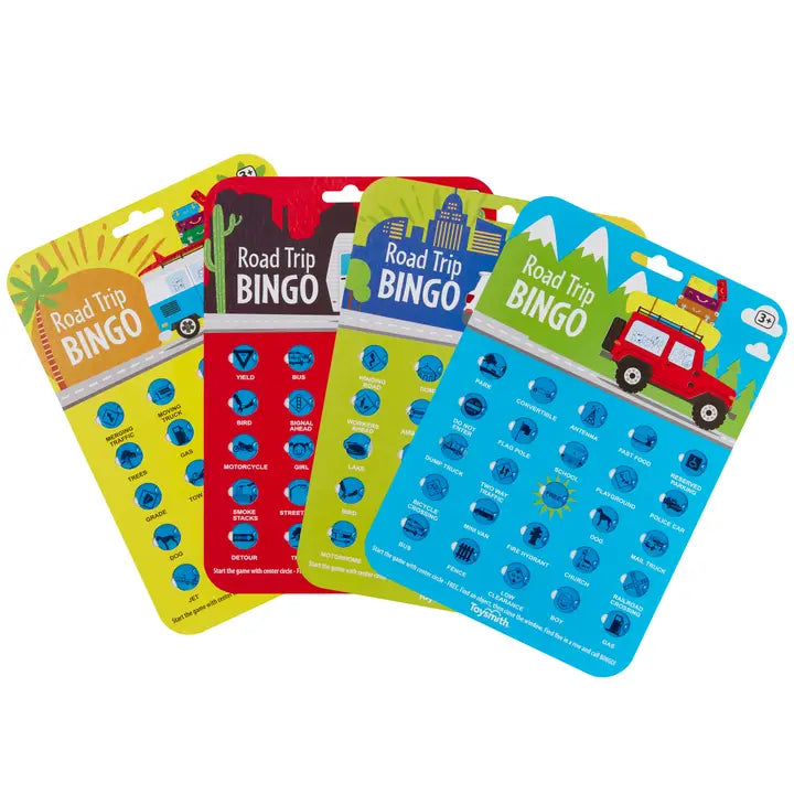 On the Way Games Road Trip Bingo, Travel Game