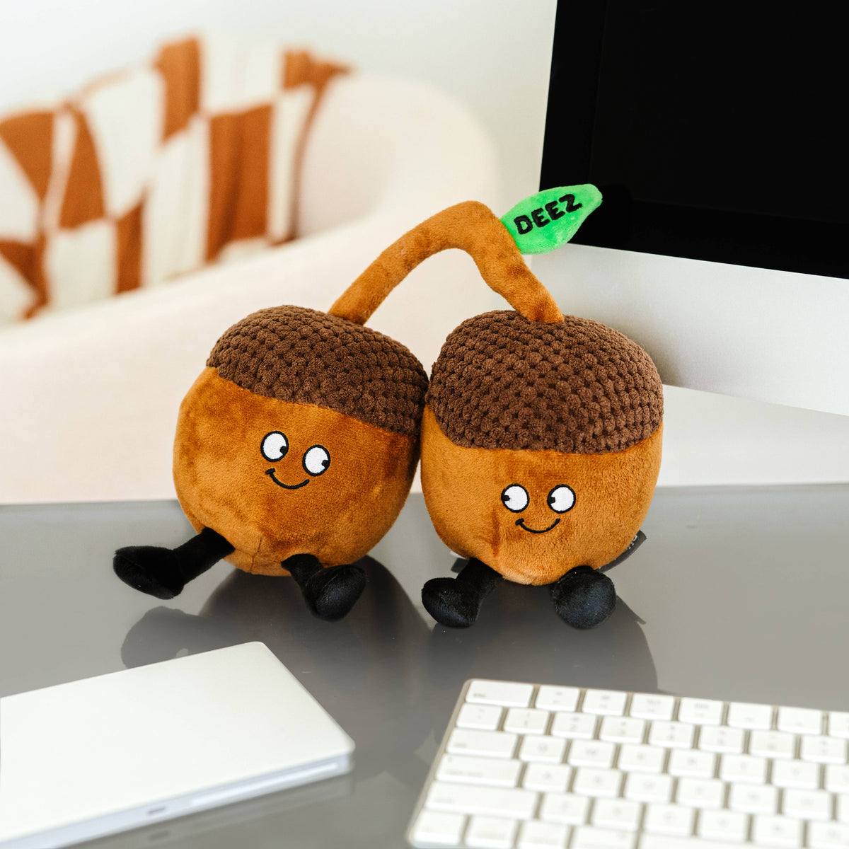 Punchkins “Deez Nutz” Plush Acorn Pair