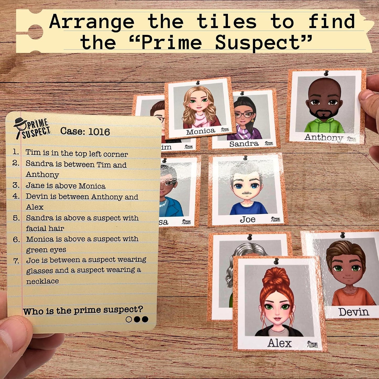 Prime Suspect Logic Game
