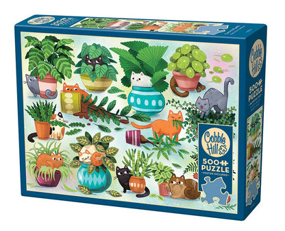 Cats vs Plants - 500 Piece Puzzle