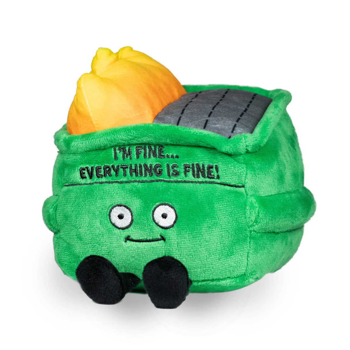 Punchkins “I’m Fine… Everything’s Fine” Dumpster Fire Plush