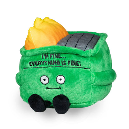 Punchkins “I’m Fine… Everything’s Fine” Dumpster Fire Plush