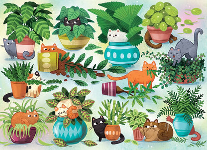Cats vs Plants - 500 Piece Puzzle