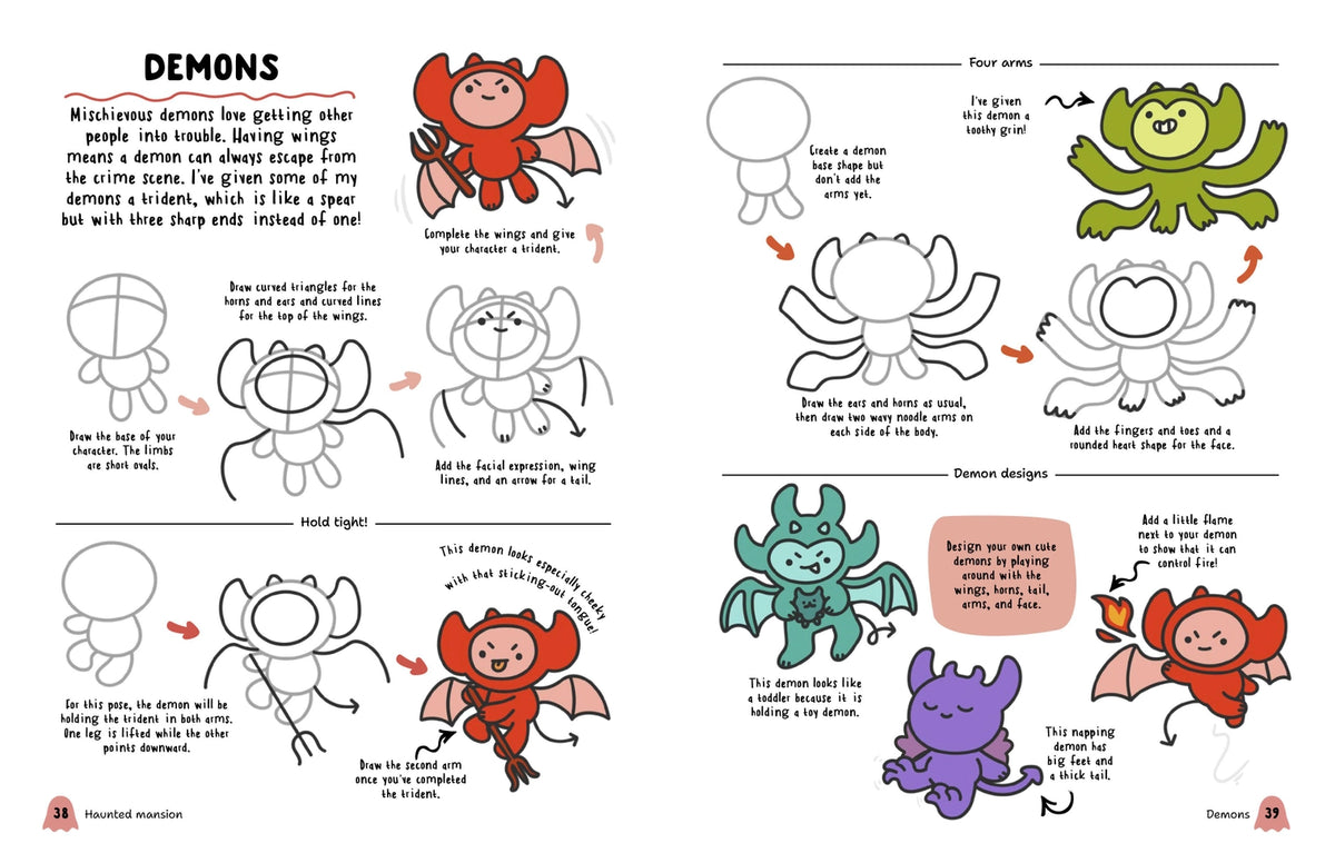 How To Draw Cute Spooky Stuff