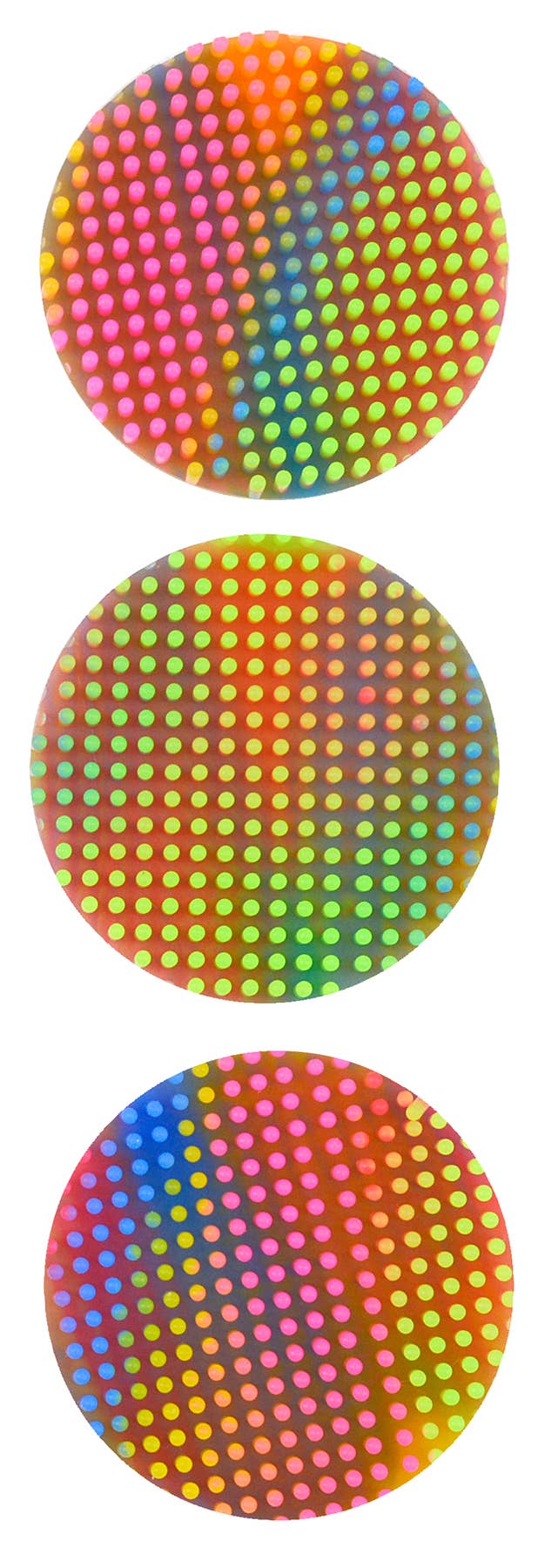 Silicone Zen Dots Multicolor 3 pc.