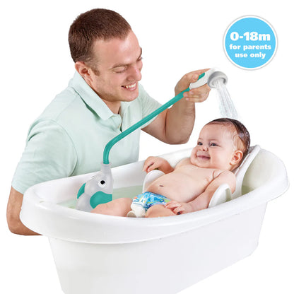 Yookidoo Elephant Baby Bath Shower Head - Turquoise