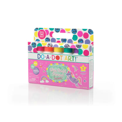 DO•A•DOT ART!  Bright Shimmers Dot Markers  5 PACK