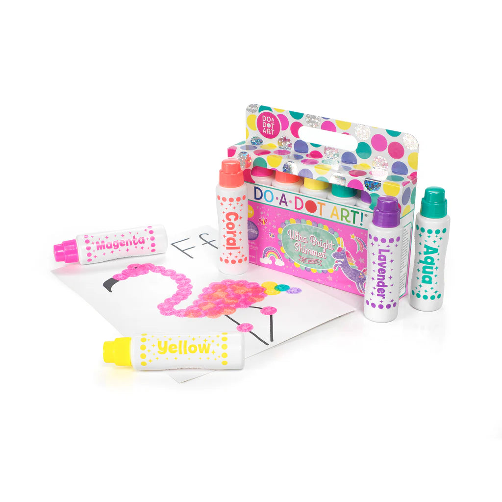 DO•A•DOT ART!  Bright Shimmers Dot Markers  5 PACK