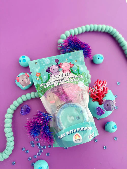 KidDough Axolotl Mini Play Pack