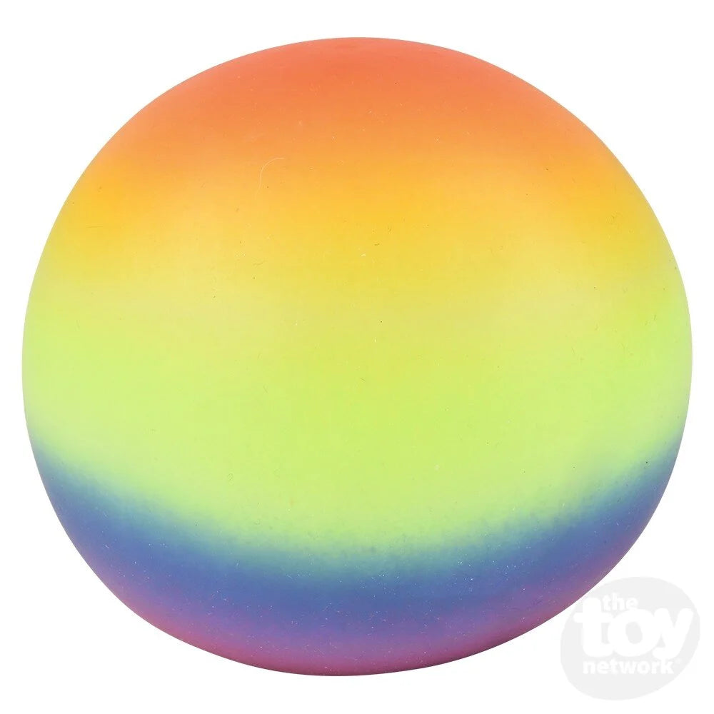 4" Rainbow Squish Stretch Ball