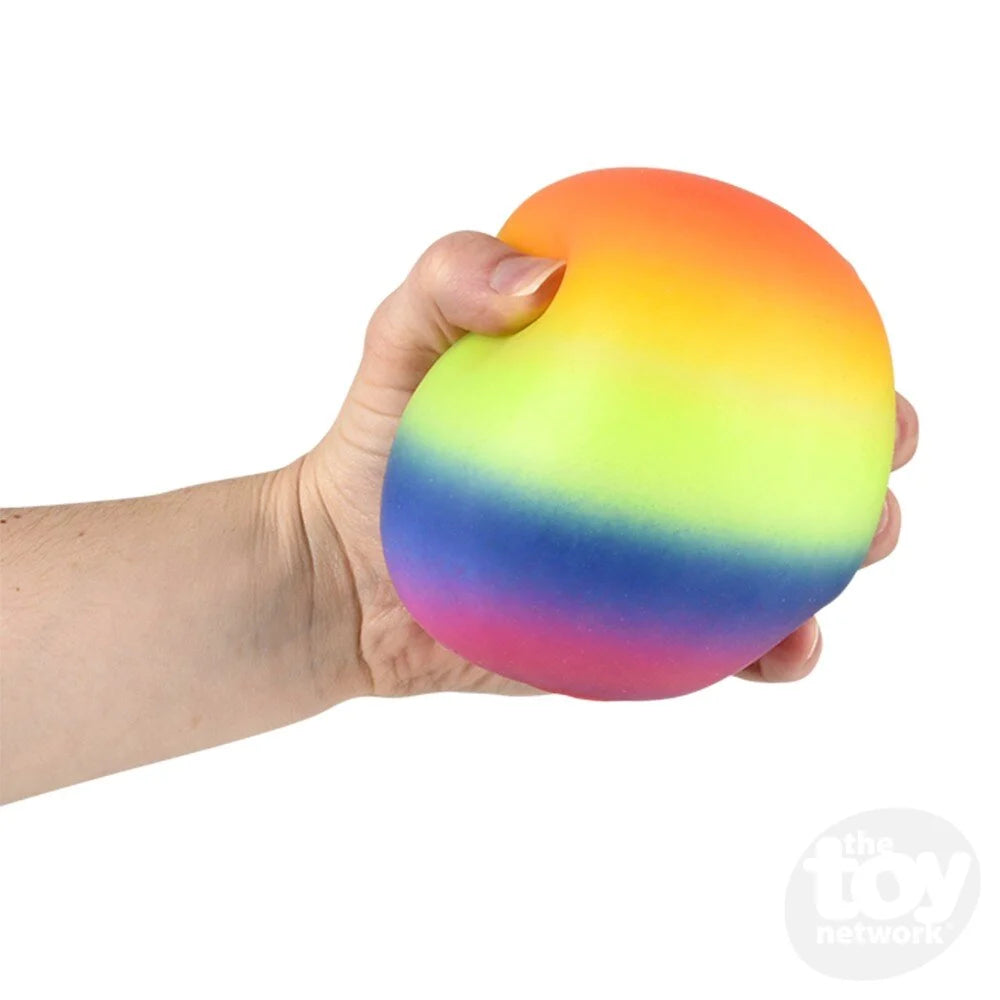 4" Rainbow Squish Stretch Ball