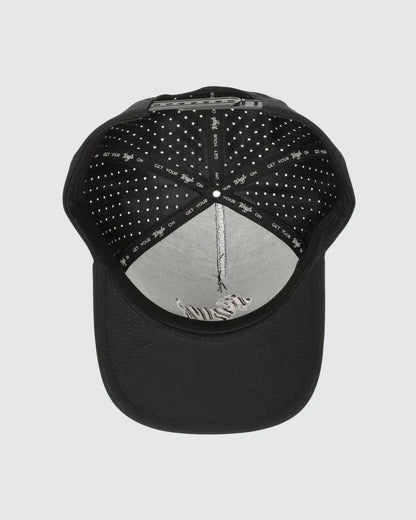 Waggle Original Snapback Hat - The GOAT (Black)