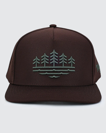 Waggle Original Snapback Hat - Back Pine
