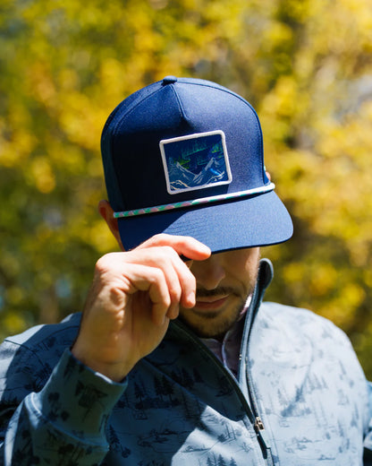 Waggle Original Snapback Hat - Borealis
