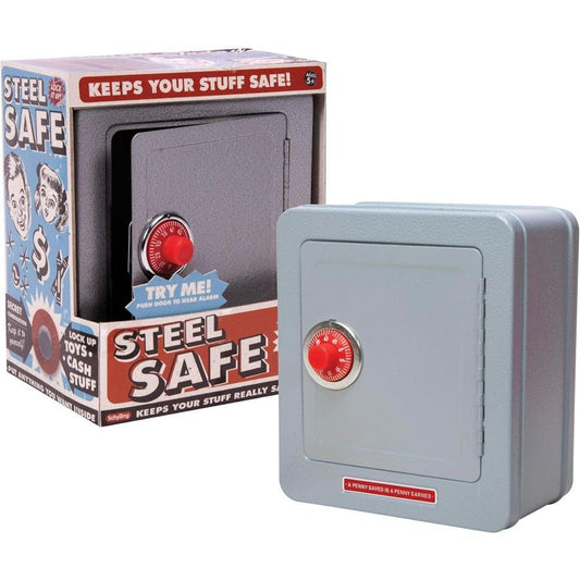 Steel Safe with Alarm – Combination Lock Money Bank