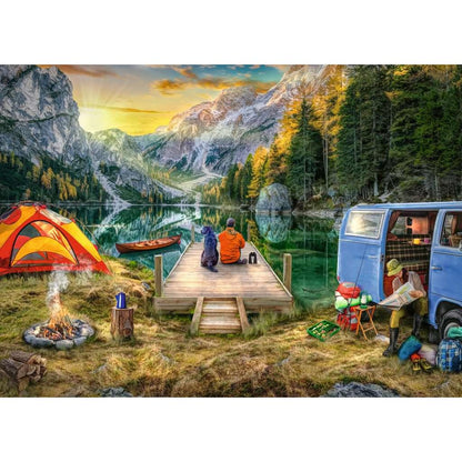 Ravensburger - Calm Campsite - 1000 Piece Puzzle
