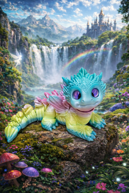 Cheeky Baby Dragon - 3D Print