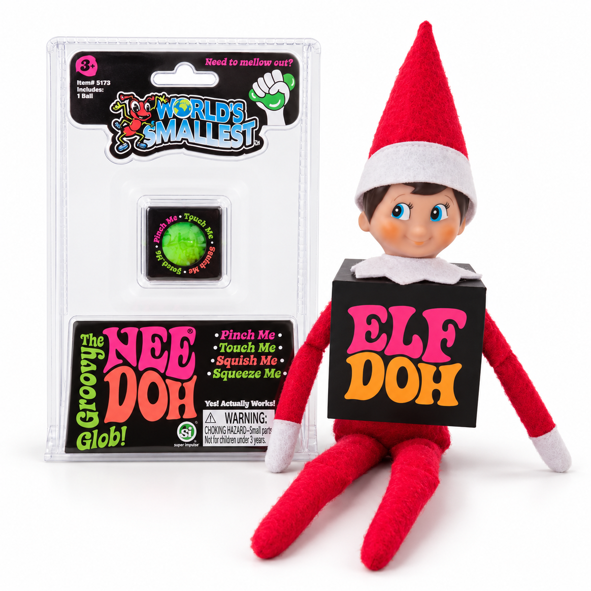 World's Smallest NeeDoh AND ElfDoh Costume Combo