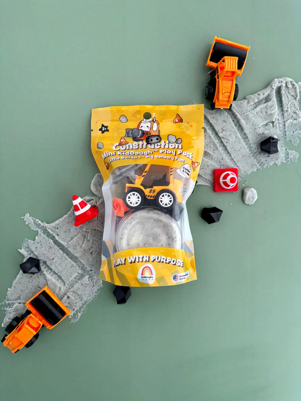 KidDough Construction Mini Play Pack