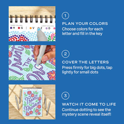 Lifelines® FlowArt™: Dot-By-Letter, Americana