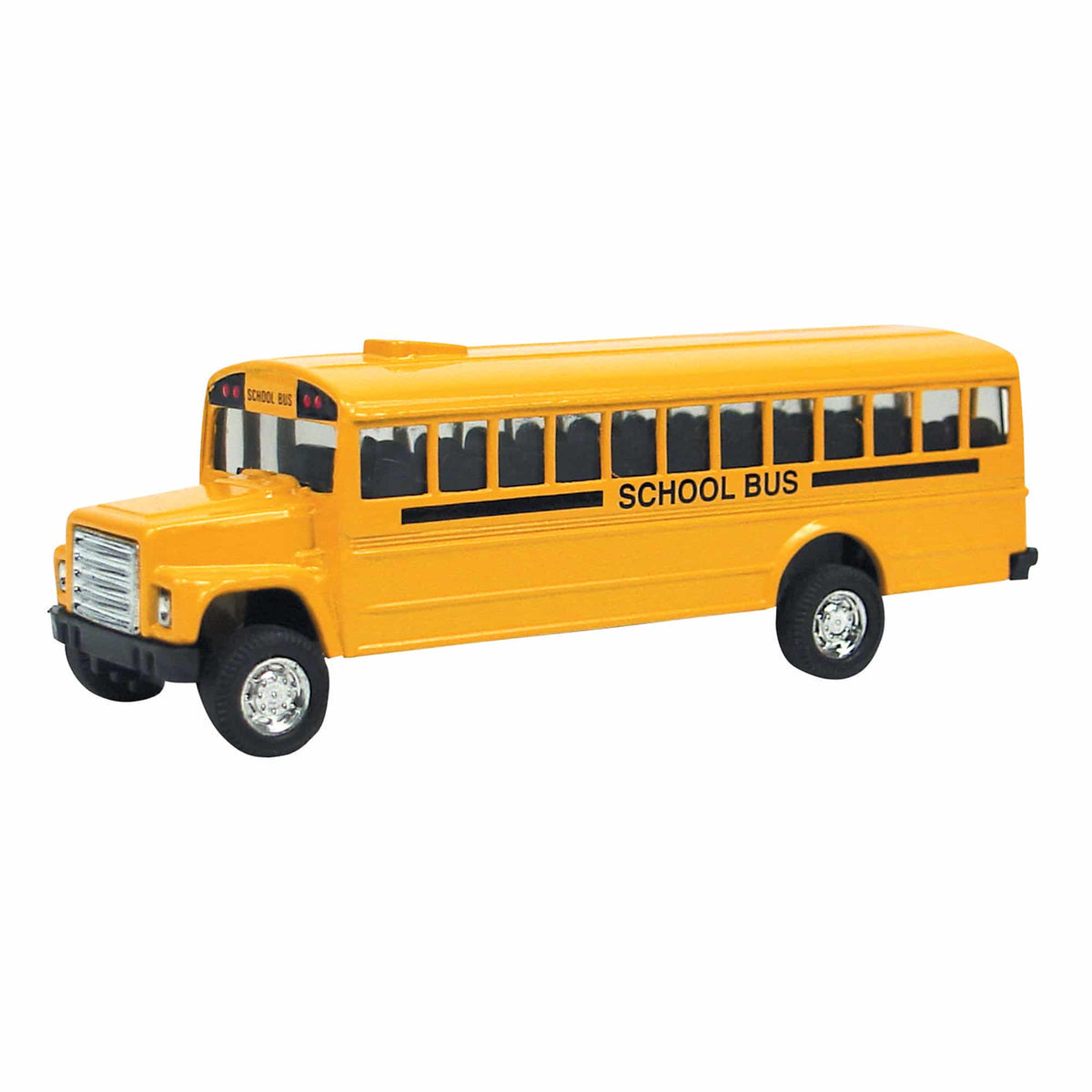 Schylling Die-Cast Pull-Back School Bus – Classic Toy Vehicle
