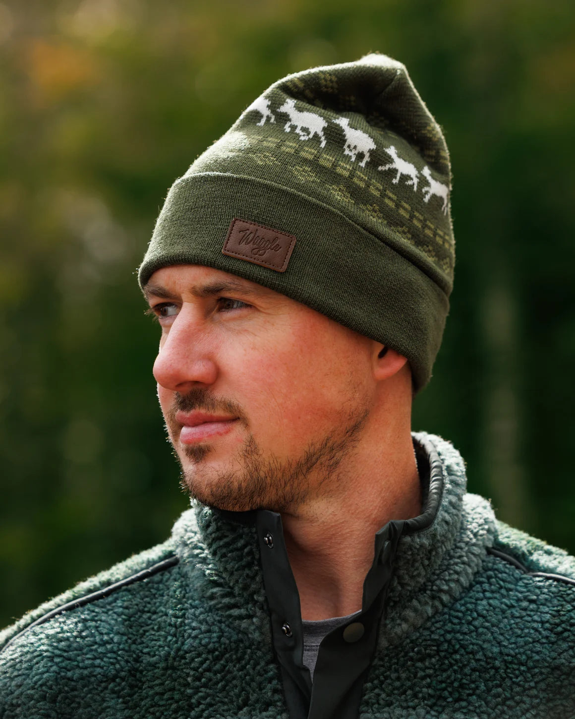 Waggle Wool Beanie - Deer Crossing