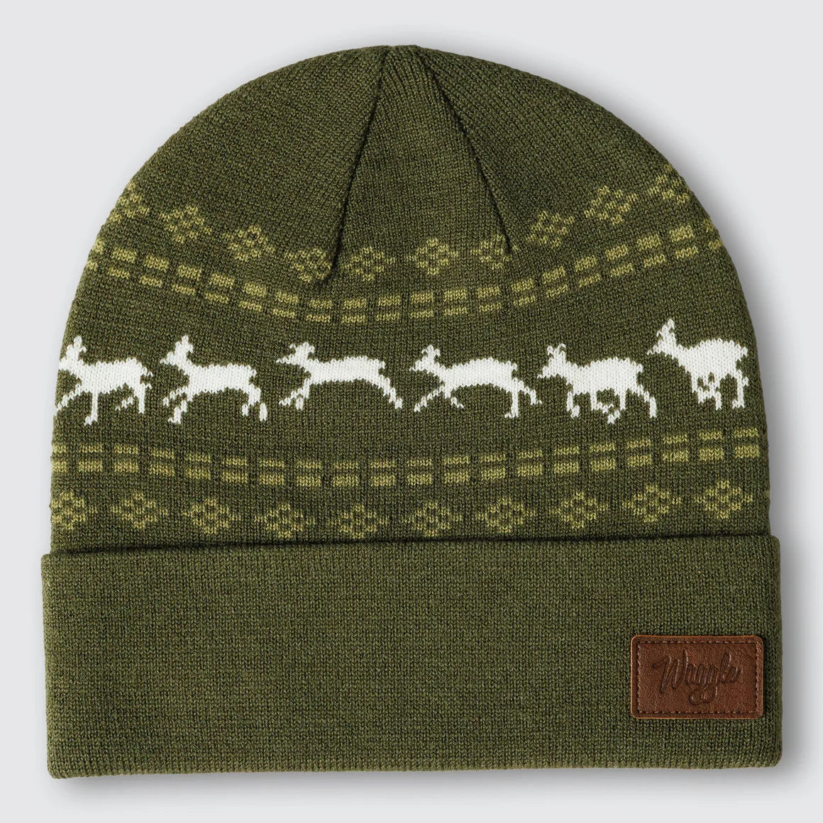 Waggle Wool Beanie - Deer Crossing