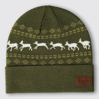 Waggle Wool Beanie - Deer Crossing