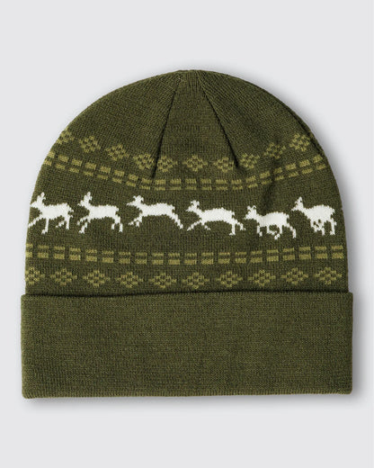 Waggle Wool Beanie - Deer Crossing