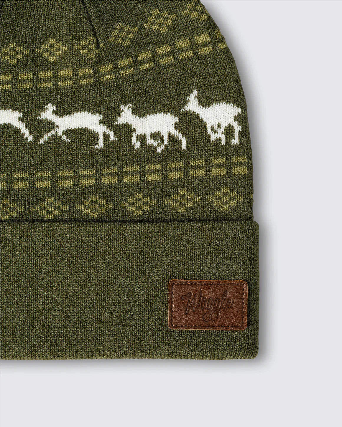 Waggle Wool Beanie - Deer Crossing