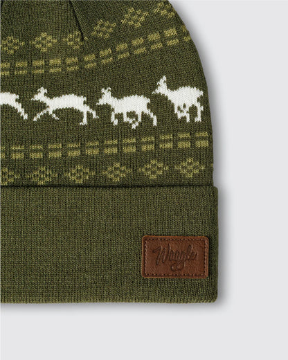 Waggle Wool Beanie - Deer Crossing