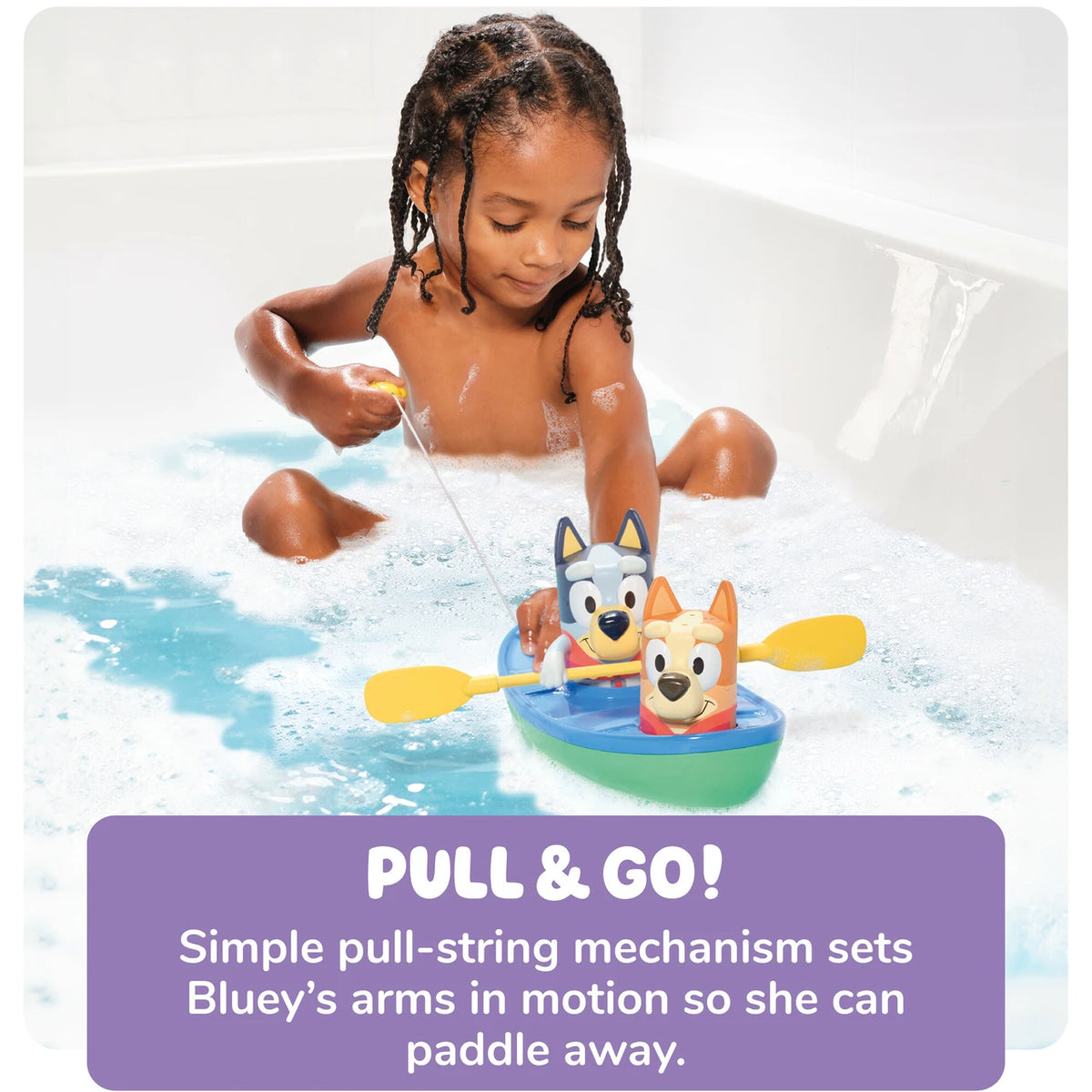 Toomies Bluey Pull and Go Canoe