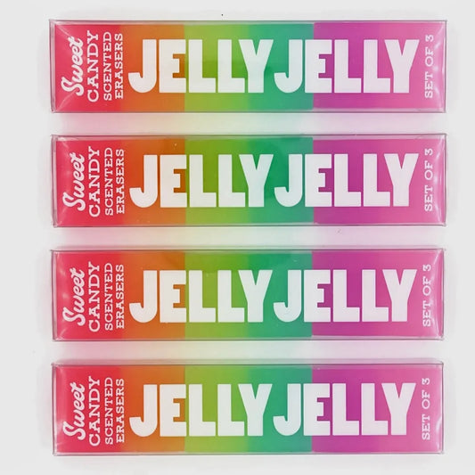 Jelly Scented - Set of 3 Erasers