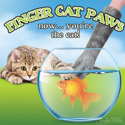 Archie McPhee Finger Cat Paws – Funny Cat Paw Finger Puppet