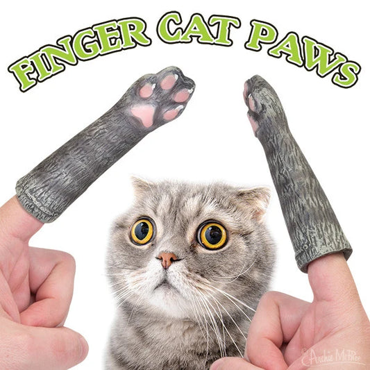 Archie McPhee Finger Cat Paws – Funny Cat Paw Finger Puppet