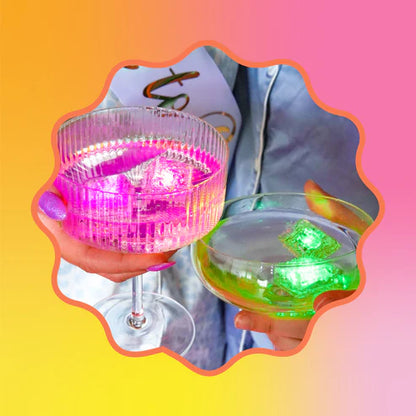 Glo Cubes Light-Up Drink Cubes - Multicolored 4 Pack