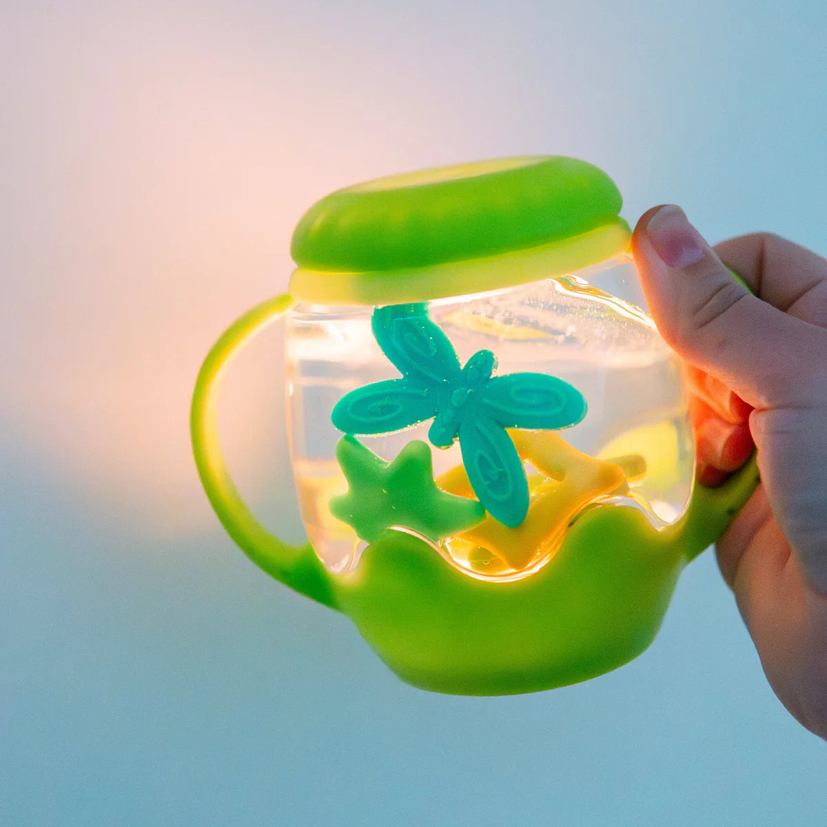Glo Pals® Mini Sensory Play Jar Gift Set - Green/Firefly
