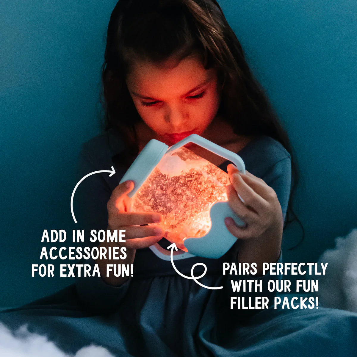 Glo Pals® Sensory Play Jar - Cozy Cloud