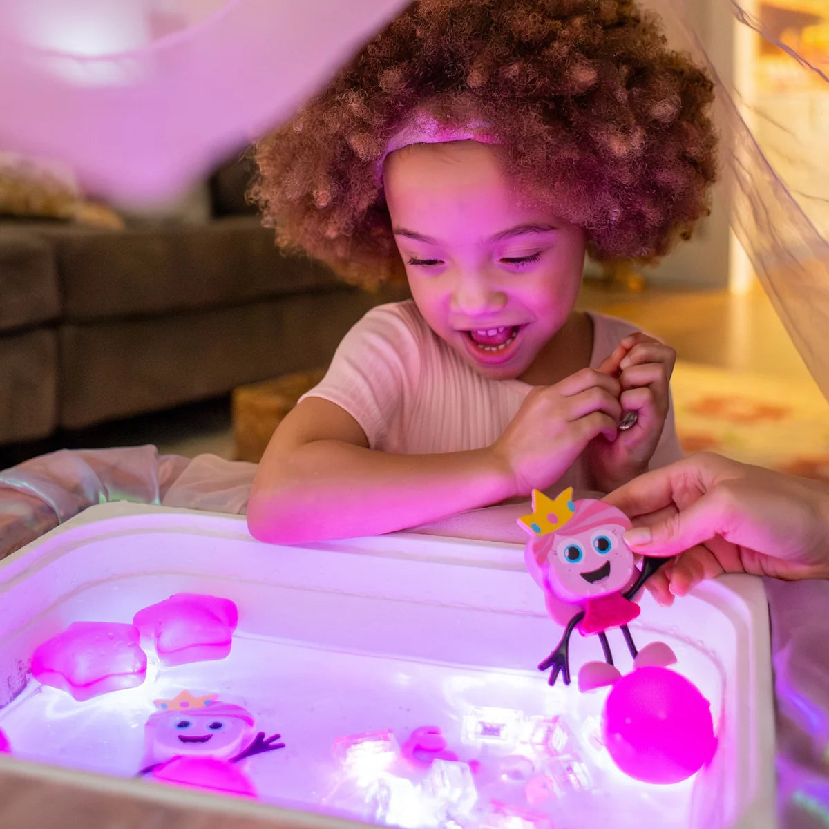 Glo Pals® Original Light-Up Cubes 4-Packs - Princess Ida - Pink