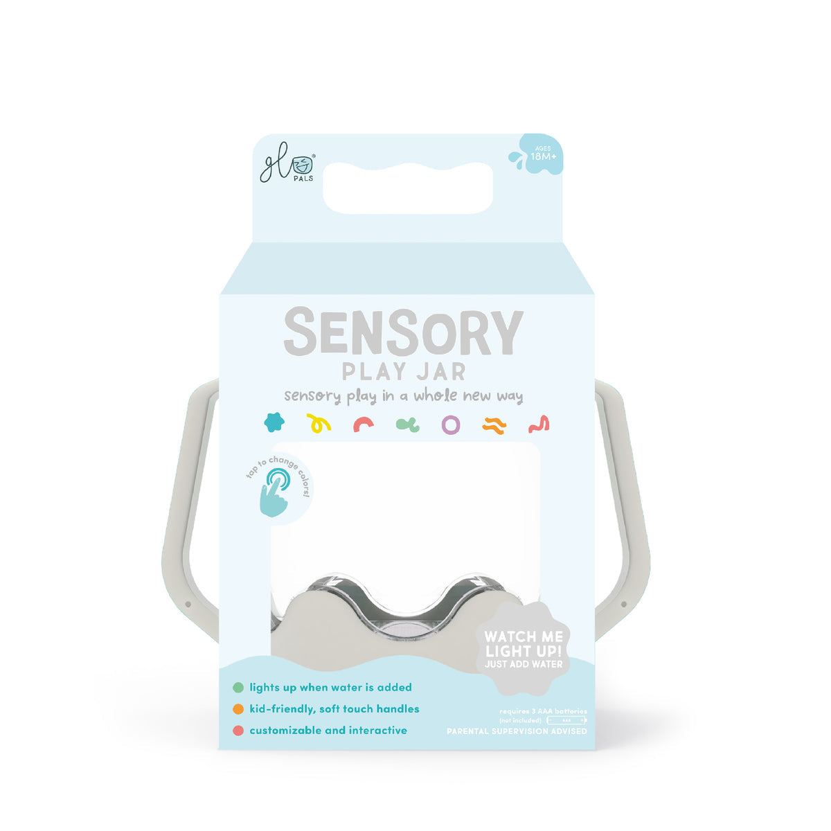 Glo Pals® Sensory Play Jar - Cozy Cloud