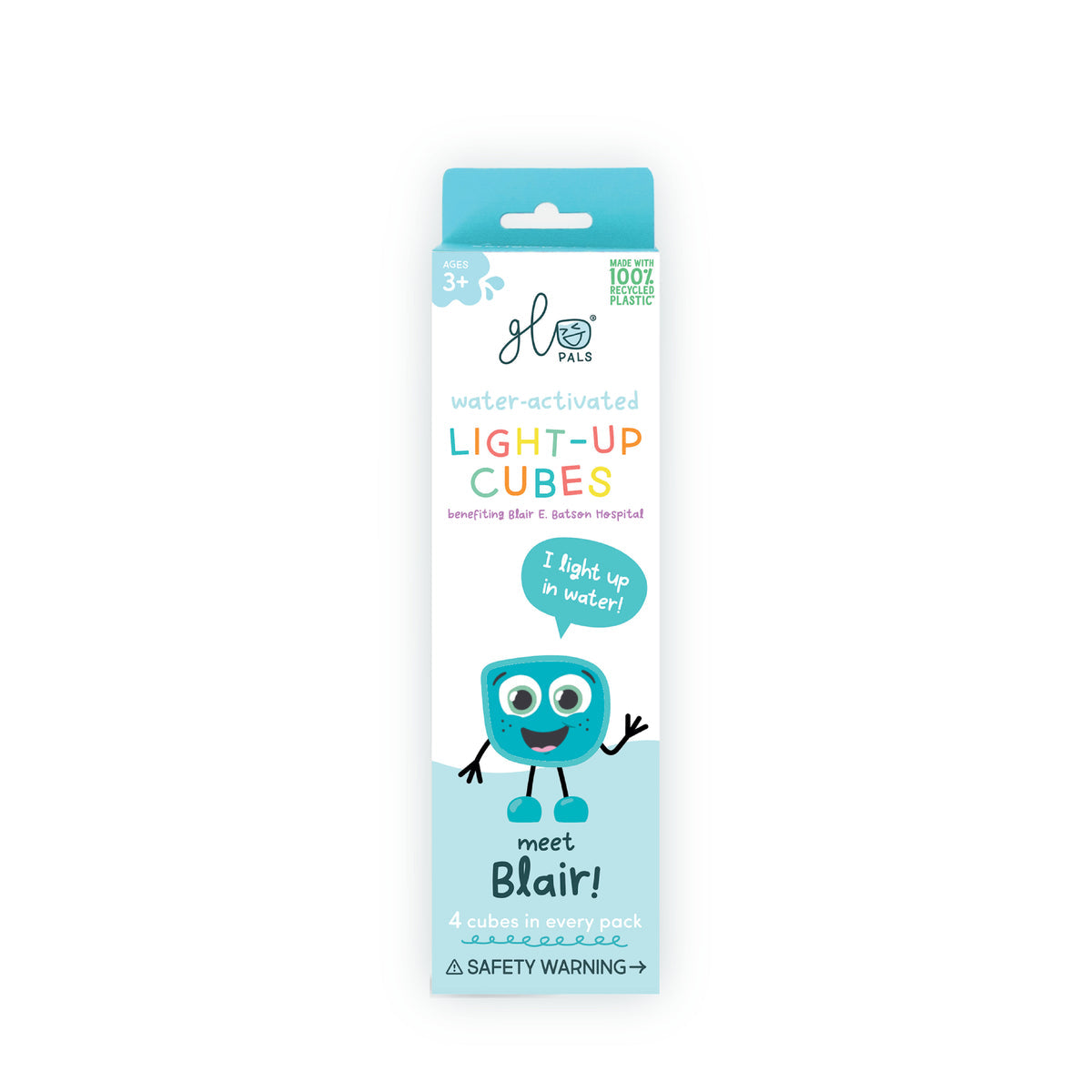 Glo Pals® Original Light-Up Cubes 4-Packs - Blair – Blue