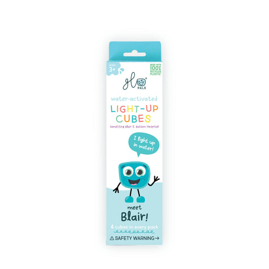 Glo Pals® Original Light-Up Cubes 4-Packs - Blair – Blue